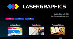 Desktop Screenshot of lasergraphicshop.co.uk