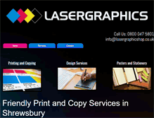 Tablet Screenshot of lasergraphicshop.co.uk